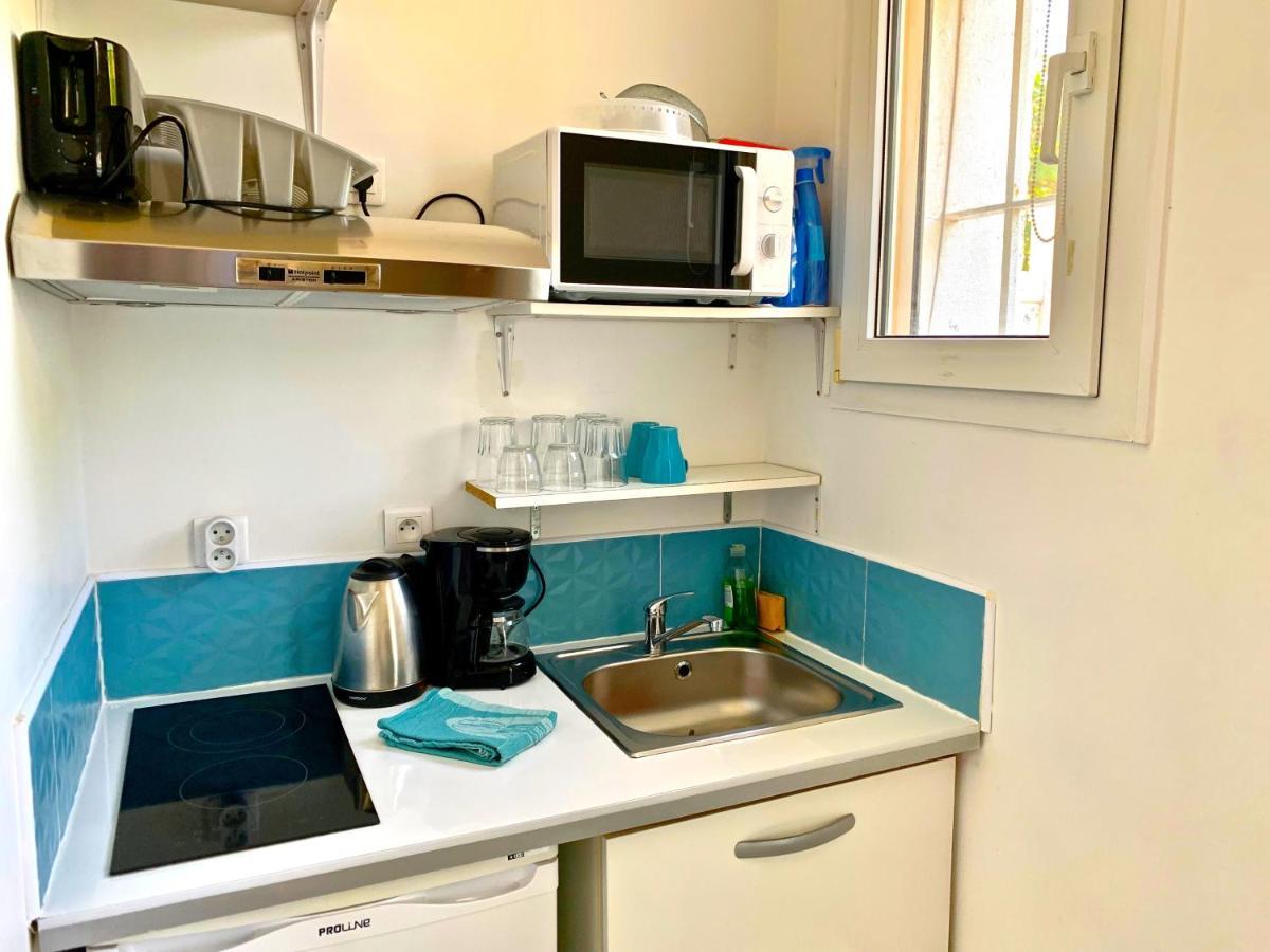 Blue Summer Vibes Mini For Two, Ac, Parking, At 50m, Access -2 Apartment La Ciotat